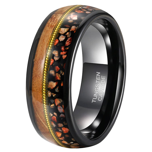 Men’s Tungsten Wood Ring