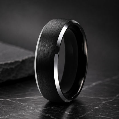 Mens 6MM Tungsten Comfort Fit Ring