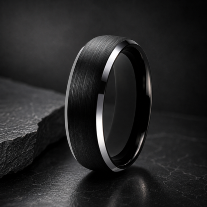 Mens 6MM Tungsten Comfort Fit Ring