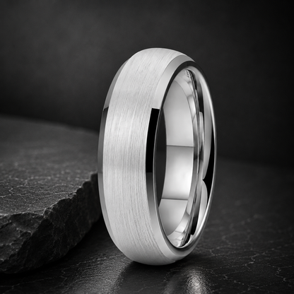 Mens 6MM Tungsten Comfort Fit Ring
