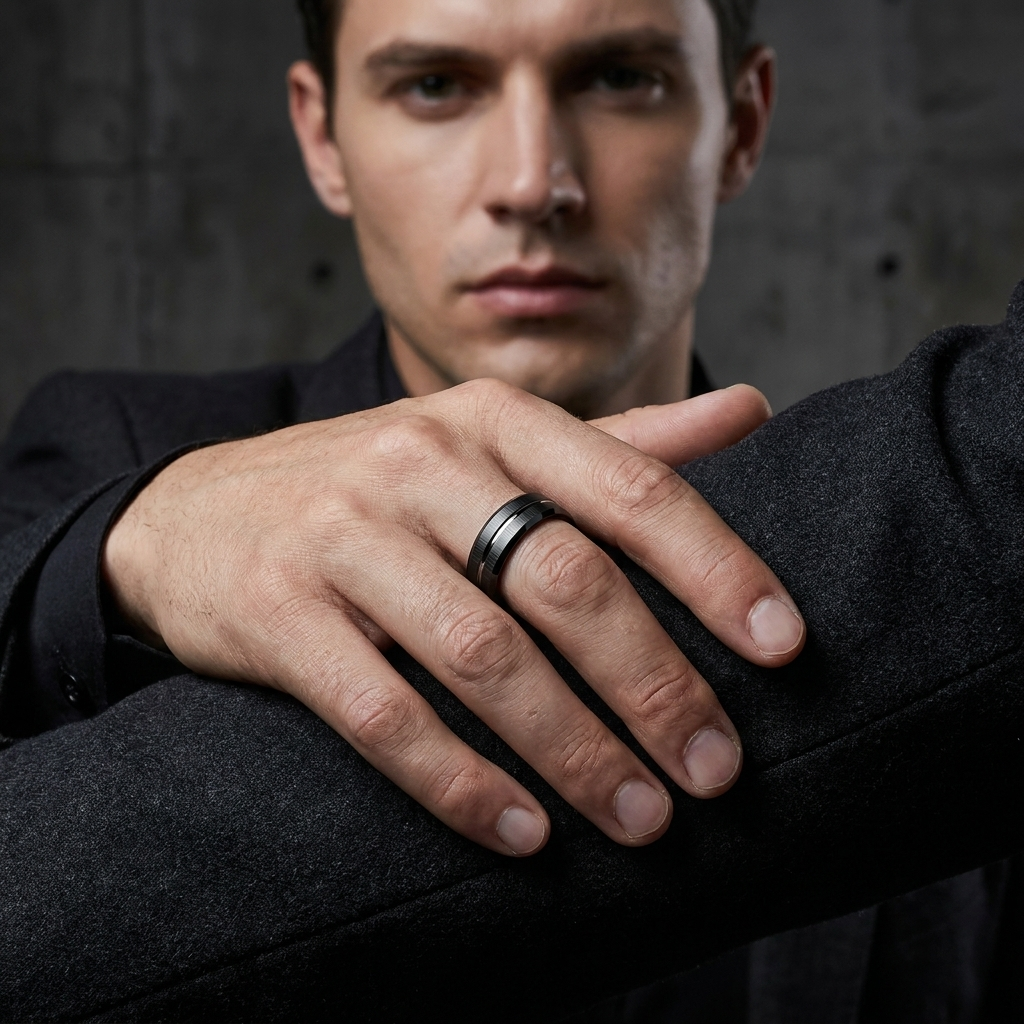 Mens 6mm Tungsten Wedding Band