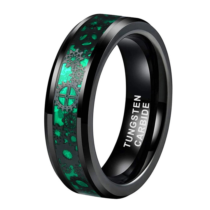 Mens 6mm Tungsten Comfort Fit Ring