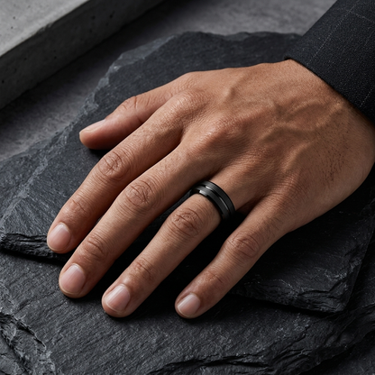 Mens 6mm Tungsten Wedding Band