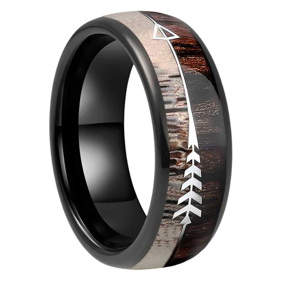 Tungsten Inlay Ring