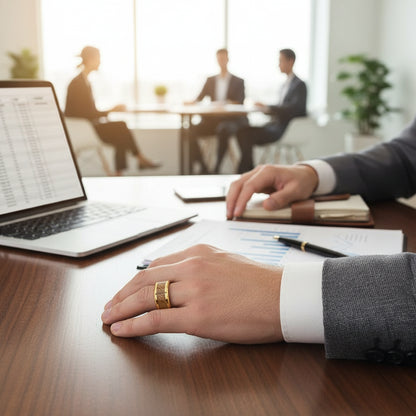 Mens Tungsten Wood Wedding Band