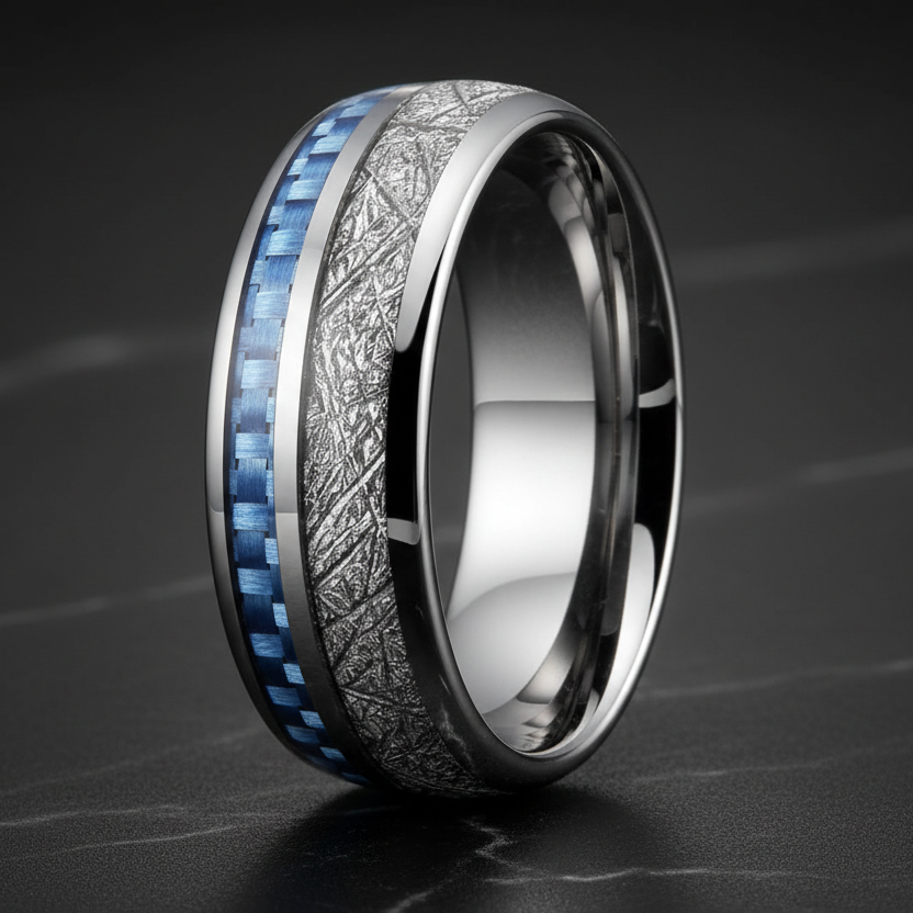 Meteorite_Carbon_Signature_Tungsten_Ring