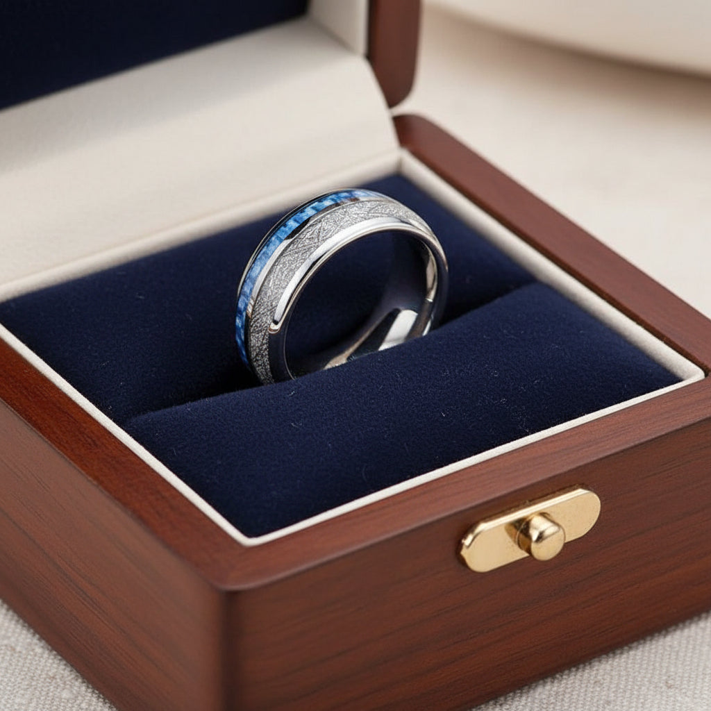 Meteorite_Carbon_Signature_Tungsten_Ring