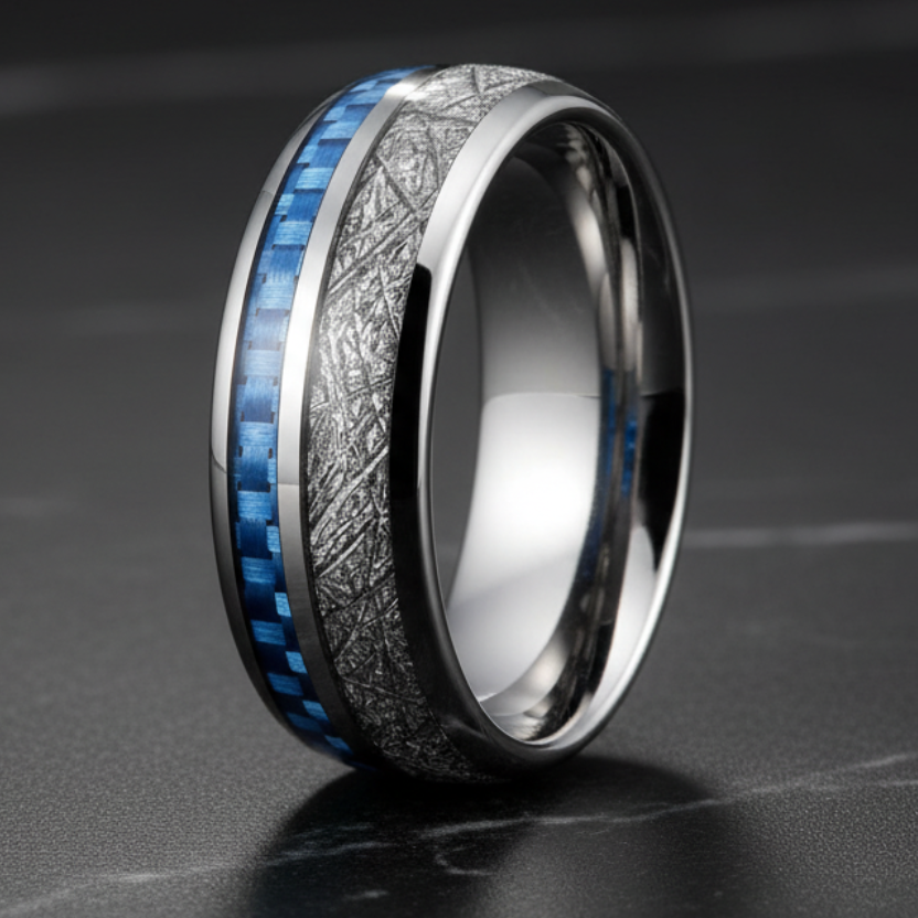 Meteorite_Carbon_Signature_Tungsten_Ring
