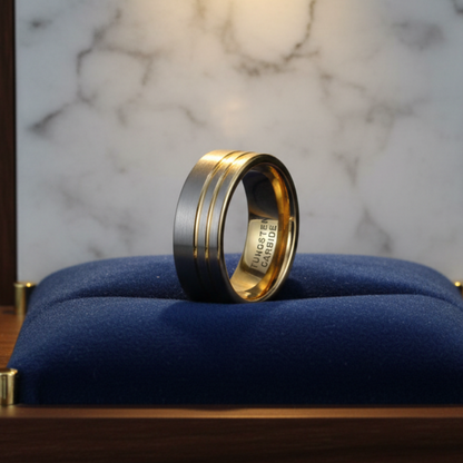 Minimalist Tungsten Wedding Band (8mm)