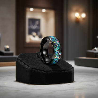 Opal_Black_Tungsten_Ring