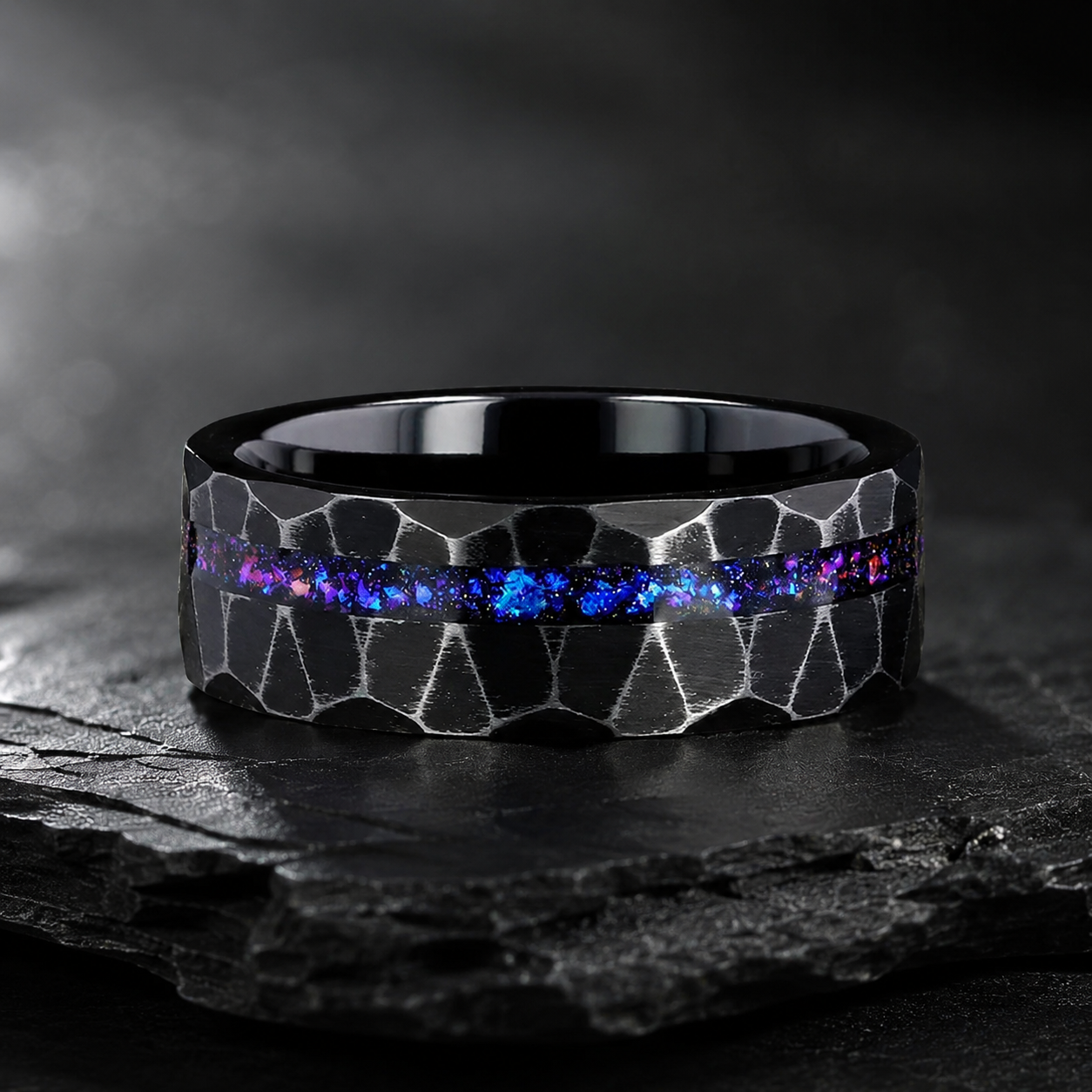 The Stardust – Orion Nebula Luxury Tungsten Ring