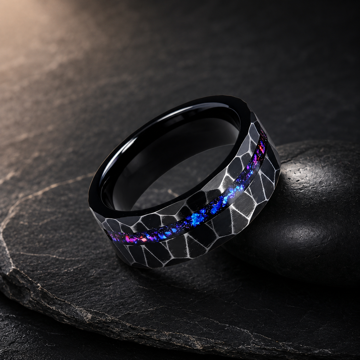 Orion Nebula Luxury Tungsten Ring