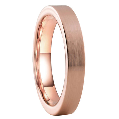 Pipe Cut Tungsten Wedding Band
