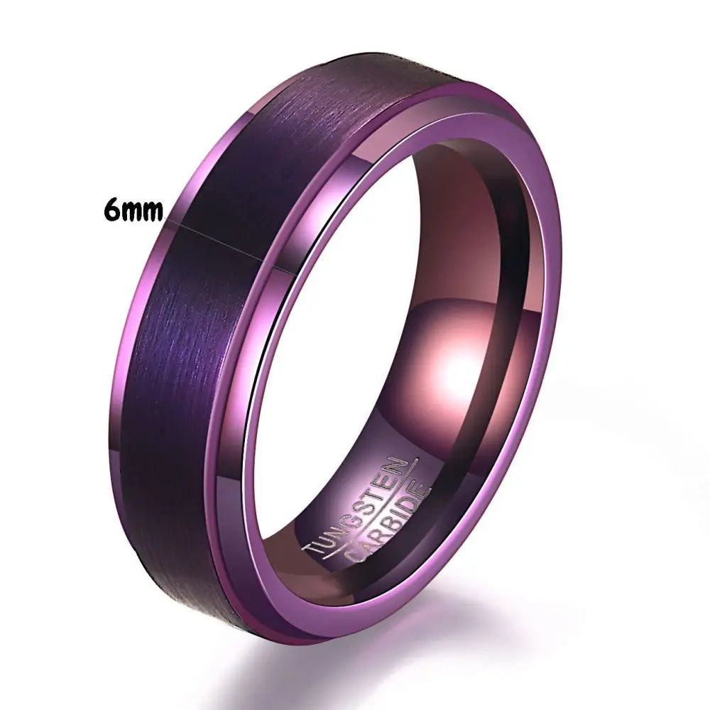 Purple Tungsten Ring