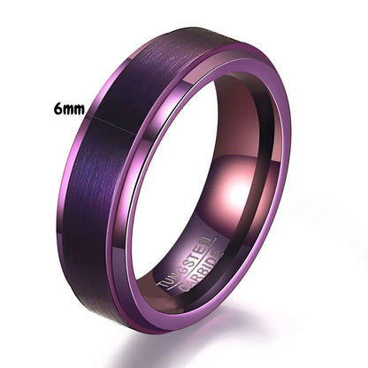 Purple Tungsten Ring