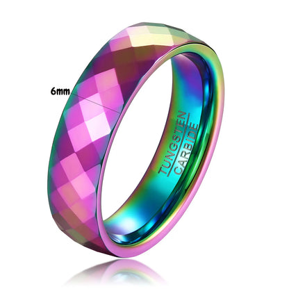 Rainbow Tungsten Ring
