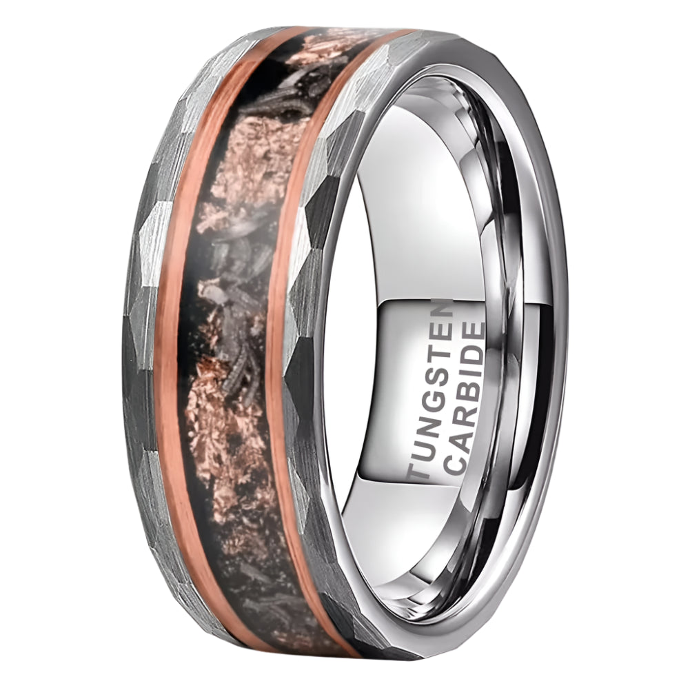 Real Meteorite Tungsten Ring