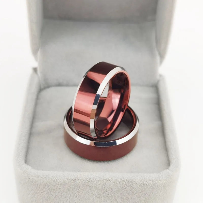 Red Tungsten carbide Ring