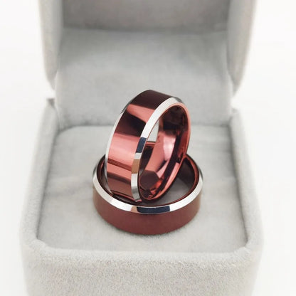 Red Tungsten carbide Ring