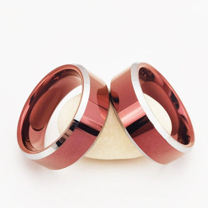 Red Tungsten carbide Ring