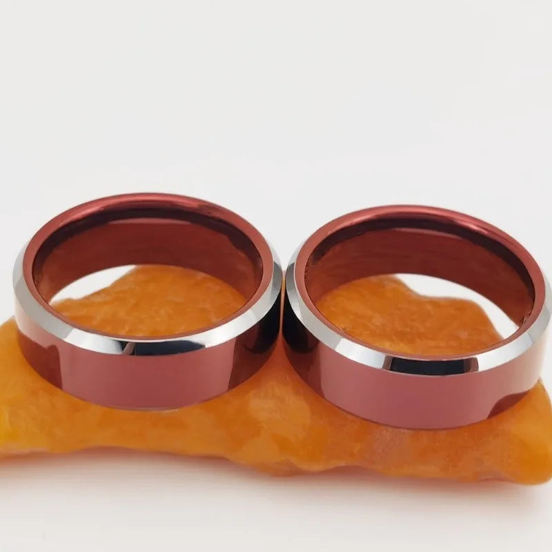 Red Tungsten Ring