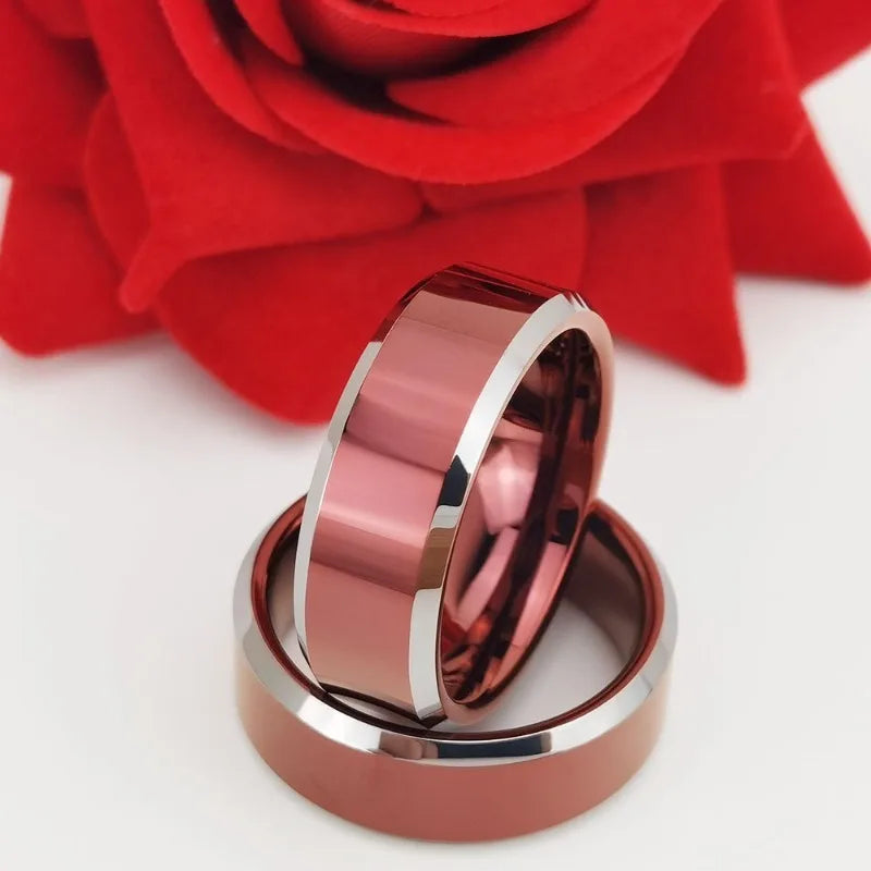 Red Tungsten Ring