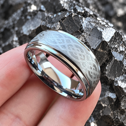Tungsten Carbide Celtic Wedding Ring