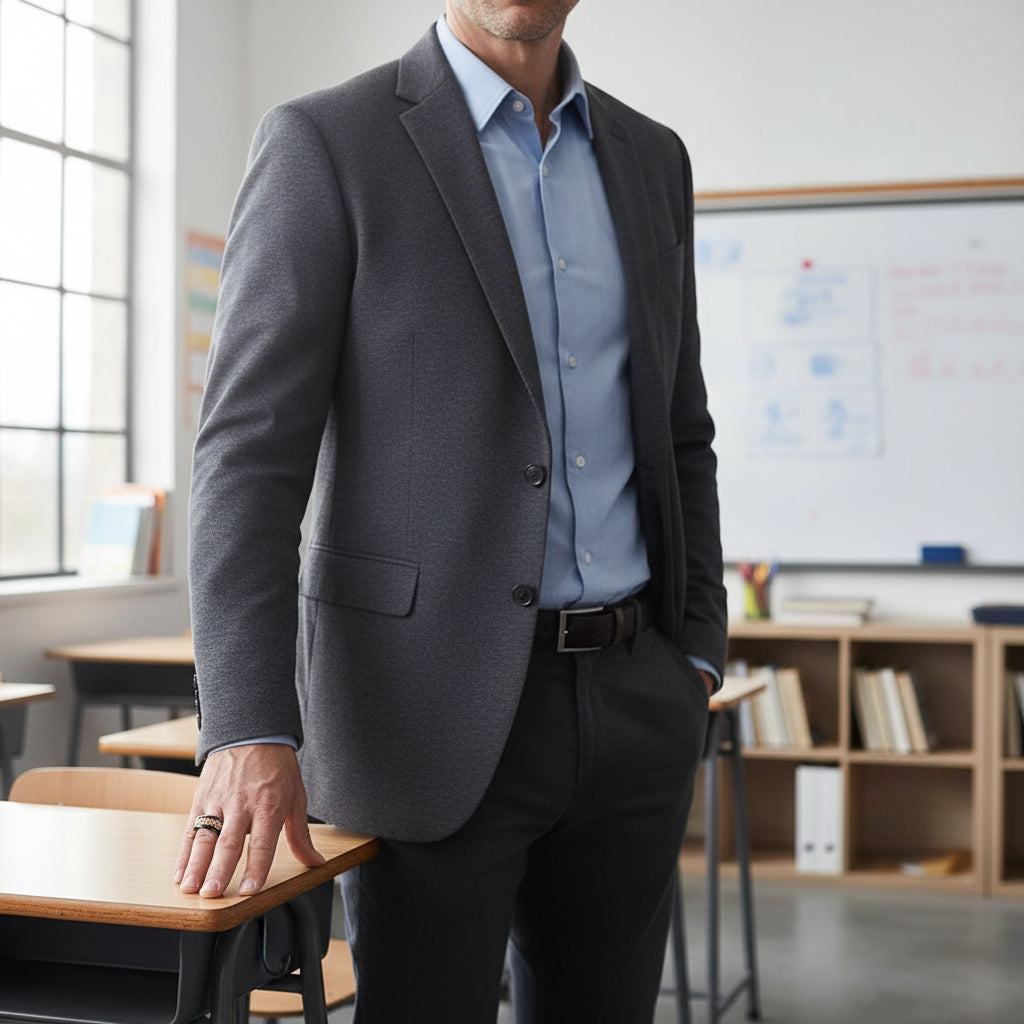 Rose Gold Carbon Fiber Tungsten Ring