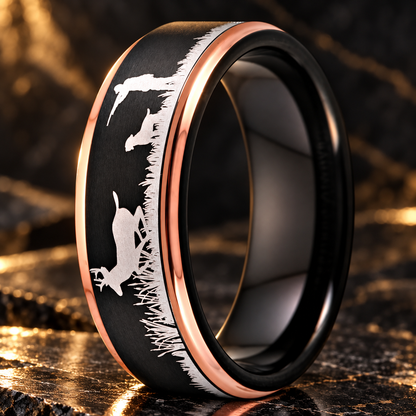 Tungsten Carbide Hunting Ring