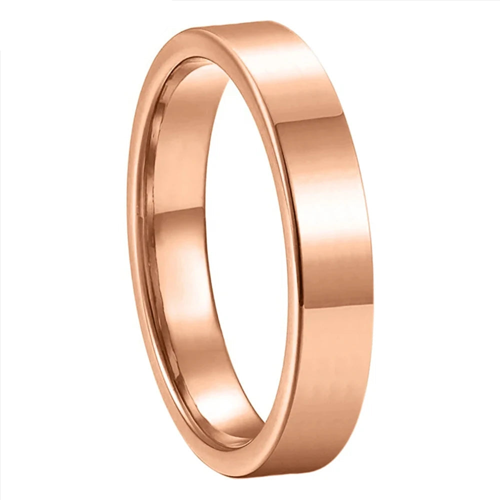 Rose Gold Tungsten Ring for Women