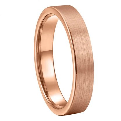 Rose Gold Tungsten Ring for Women