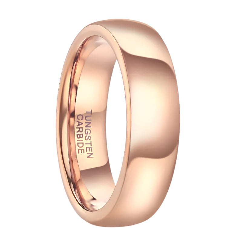 Rose Gold Tungsten Wedding Ring