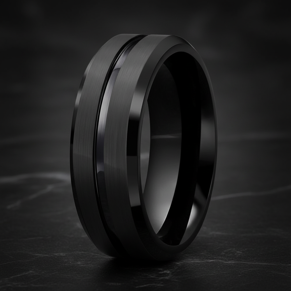 The Heritage—Classic Tungsten Wedding Band