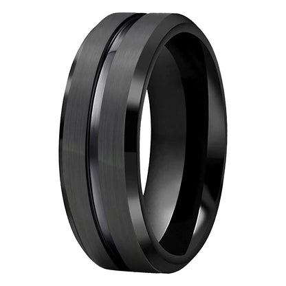The Heritage—Classic Tungsten Wedding Band