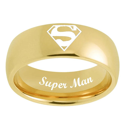 Super man Tungsten Ring