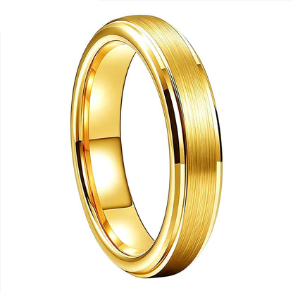 4mm Brushed Tungsten Carbide Ring