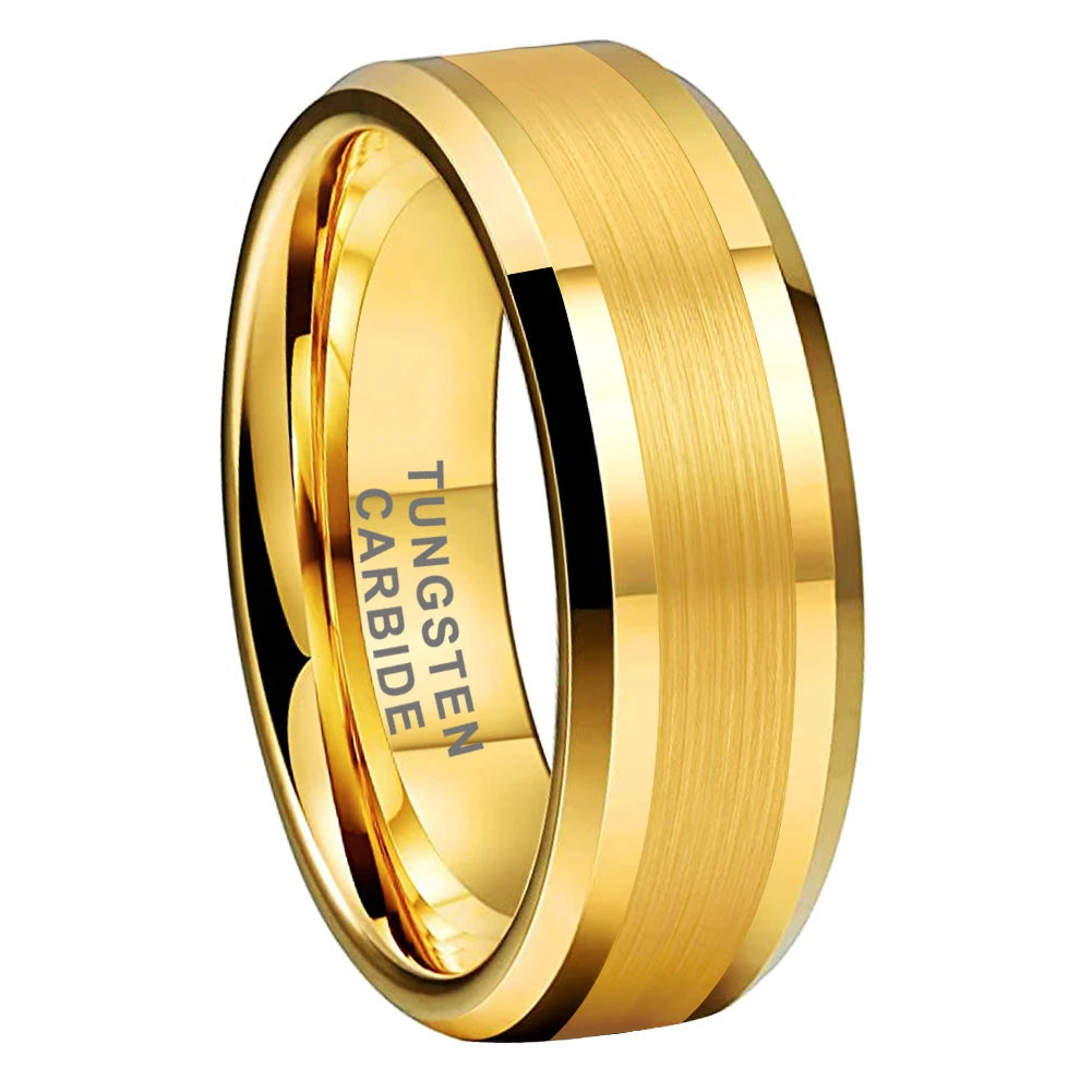 Brushed Tungsten Wedding Band (6mm & 8mm) – The Shared Path™