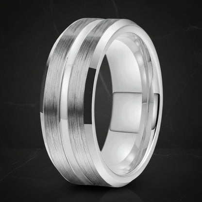 The Heritage—Classic Tungsten Wedding Band
