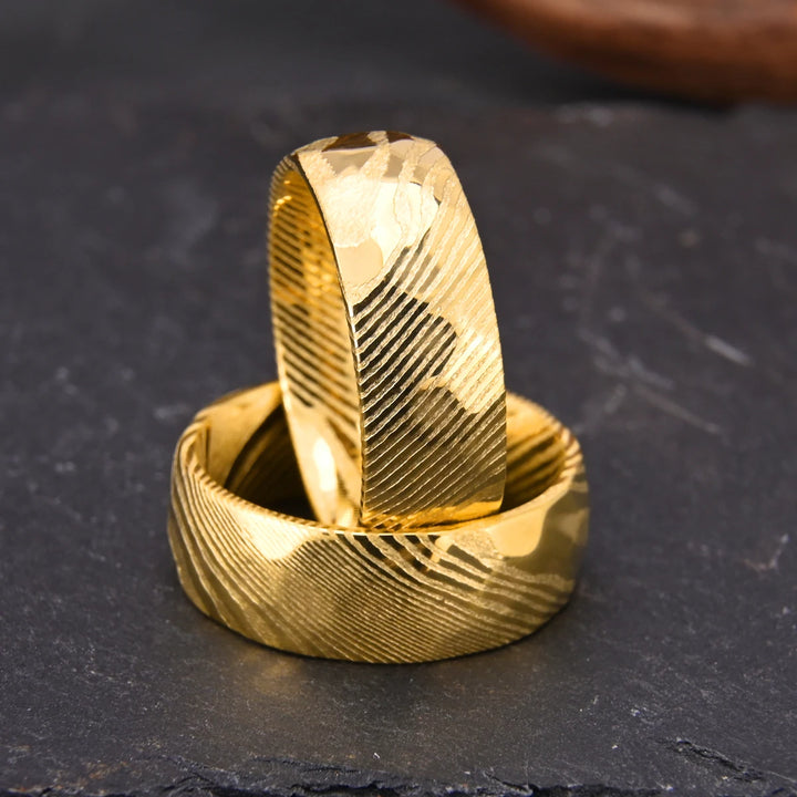 Damascus Wedding Ring