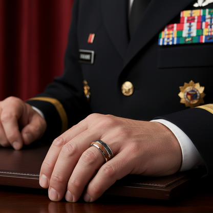 Sandalwood-Meteorite_Arrow_Inlay-Tungsten_Wedding_Band