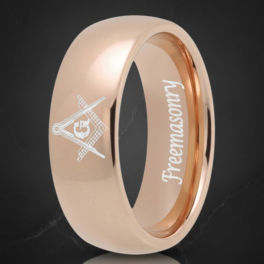 The Fellowcraft — Tungsten Masonic Ring