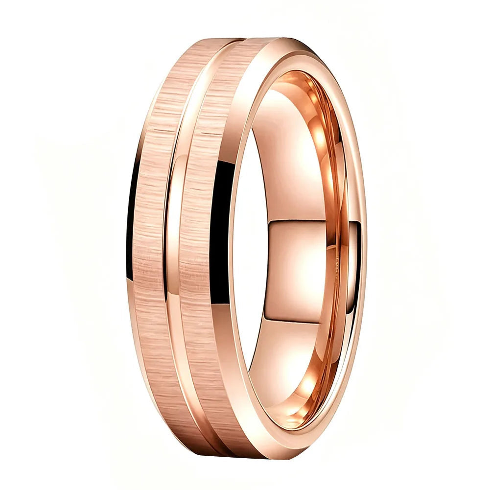 Mens 6mm Tungsten Wedding Band