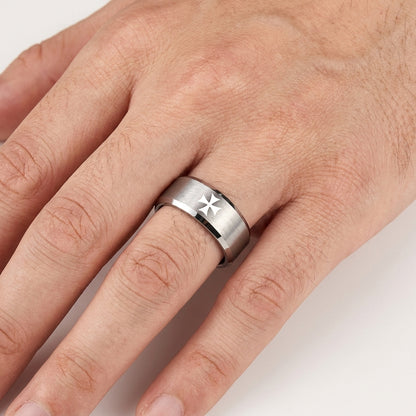 Silver_Tungsten_Cross_Ring