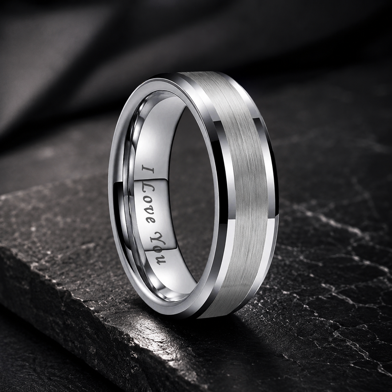 Silver I Love You Ring