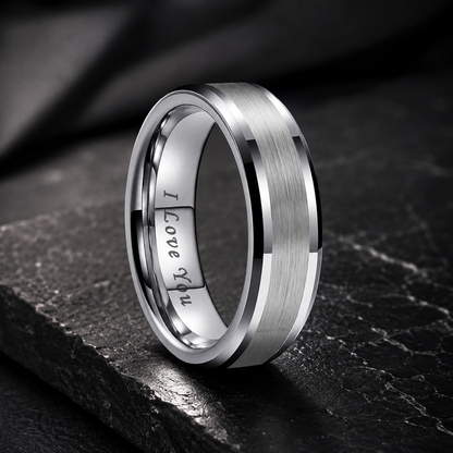 Silver I Love You Ring