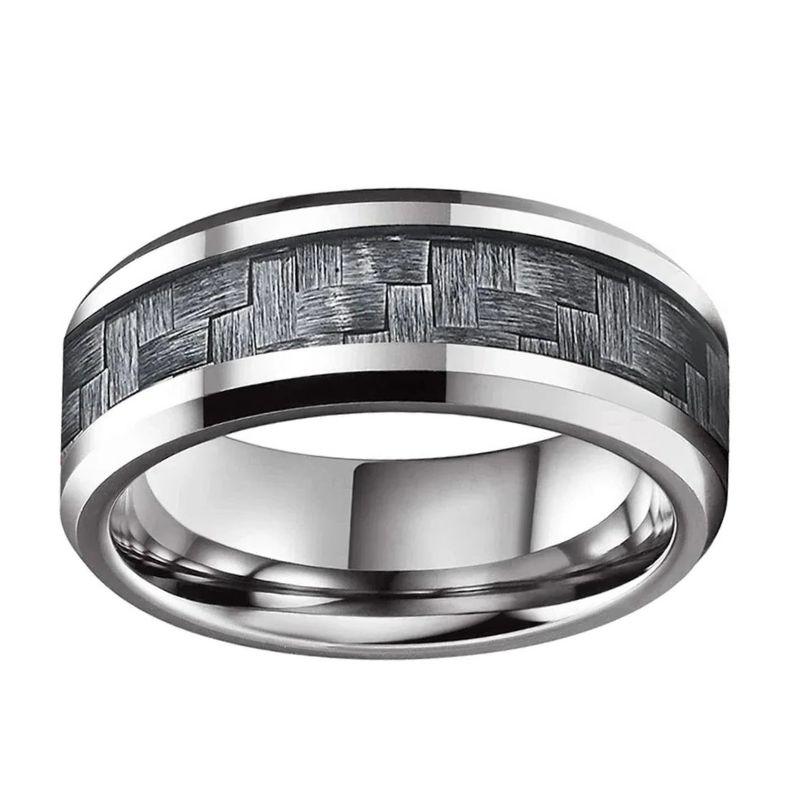 Silver_Carbon_Fiber_Wedding_Band