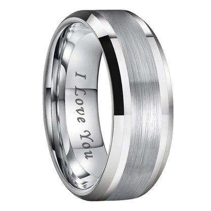 Silver I Love You Ring