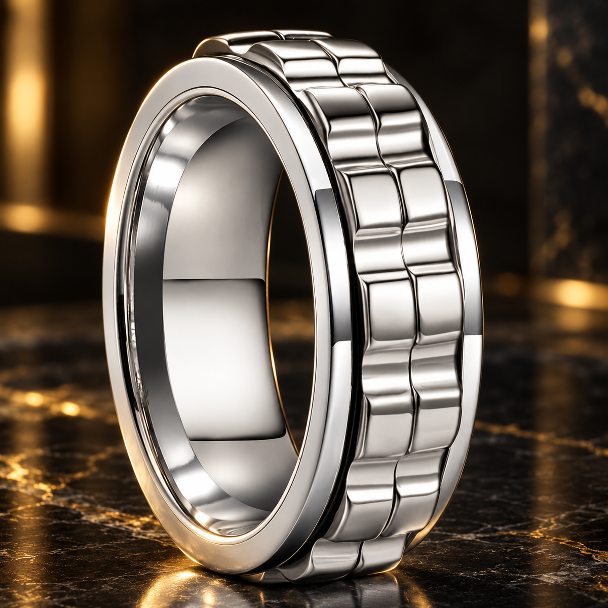 Tungsten Carbide Spinner Ring