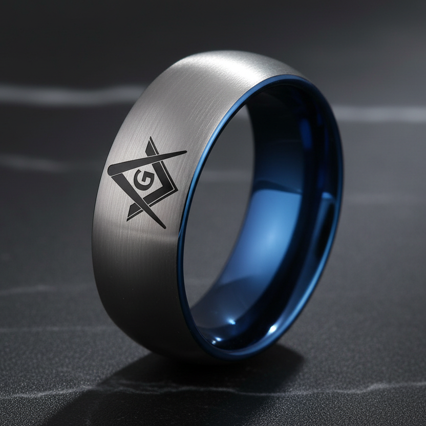 Silver_with_Blue-Tungsten_Masonic_Ring