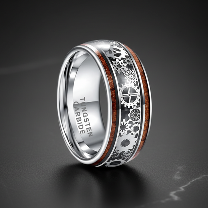 Steampunk Tungsten Ring